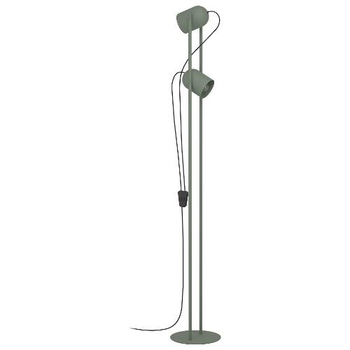 Eglo Lampada da terra TILSTON Verde 44137 (12,5x13x142,5cm) 2 luci - E14 - 16W