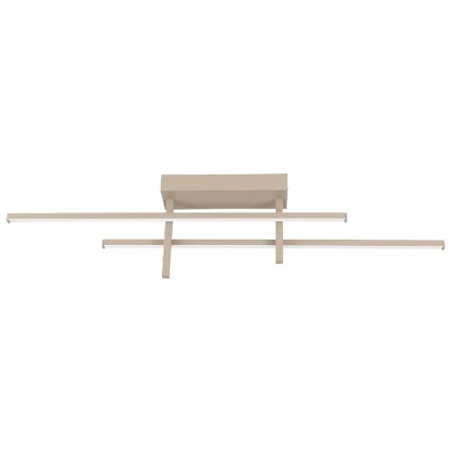 Eglo Plafoniera TREPILIANO Sabbia e Bianco (110x14x7cm) 901886 1 luce - LED - 20W