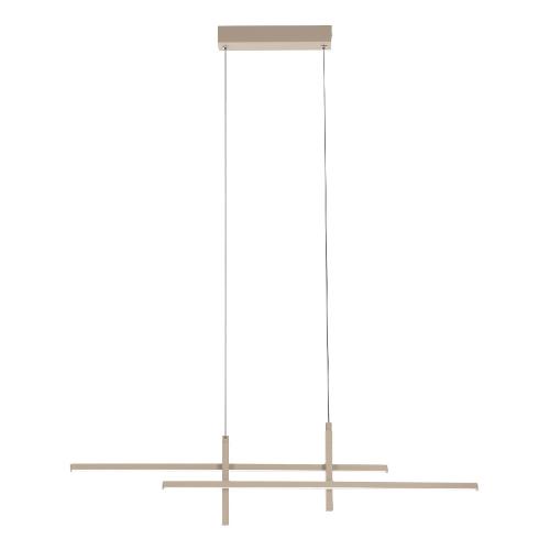Eglo Sospensione TREPILIANO Sabbia e Bianco (110x7x120cm) 901887 1 luce - LED - 20W