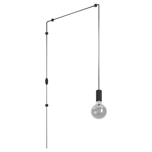 Eglo Sospensione PINETINA Nero (4,5x40x128cm) 900976 1 luce - E27 - 40W