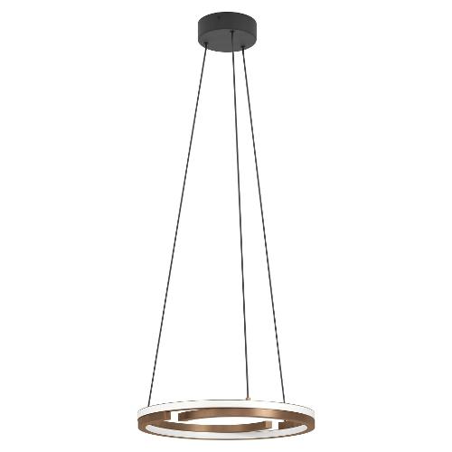 Eglo Sospensione MEZZOMONTE Bronzo, Nero e Bianco (48x48x110cm) 901826 2 luci - LED - 40W