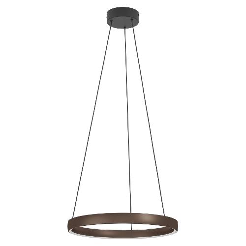 Eglo Sospensione TRABUCO Nero, Marrone e Bianco (55x55x150cm) 390451 2 luci - LED - 50W