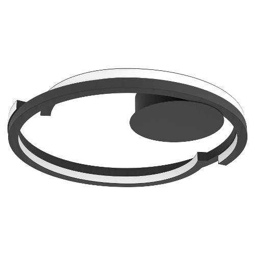 Eglo Plafoniera MEZZOMONTE Nero e Bianco (5x48cm) 901821 2 luci - LED - 40W