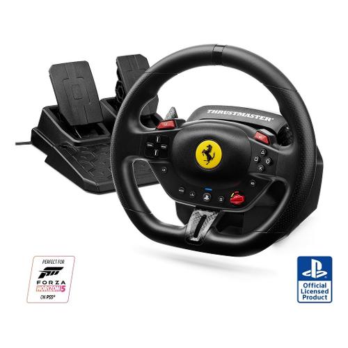 Thrustmaster Volante e pedaliera simulatore guida FERRARI T98 296 GTB Black 4160880