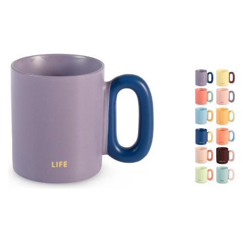 Royal Norfolk Tazza mug Bone China (360ml) PASTEL GLOW Assortito
