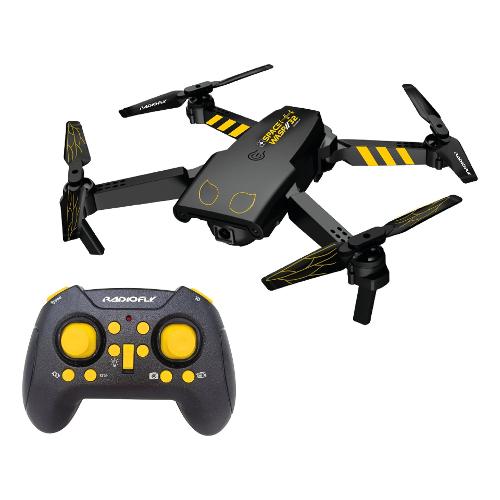 Ods Drone Space Wasp 32 8 funzioni RC 2,4 GHz (32x27cm) RADIOFLY Nero e Giallo 40039
