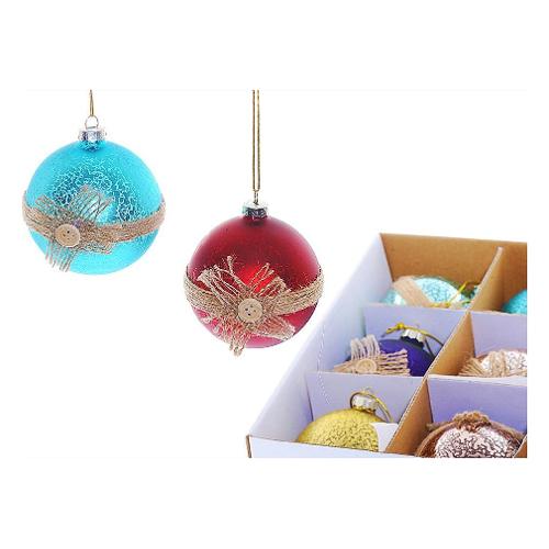 Mercury Pallina albero Natale (1pz) Vetro Palla Natale vetro decoro appl. 73704 73704