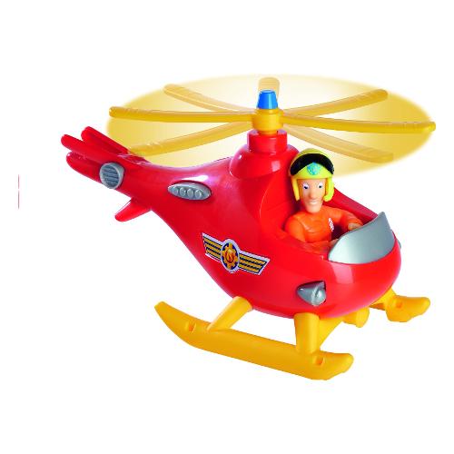 Simba Elicottero giocattolo Wallaby con Tom Thomas (18,5cm) SAM IL POMPIERE Rosso 109252507038