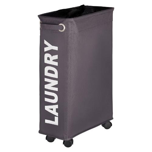 Wenko Porta biancheria Tessuto (43Lt) CORNO Grigio 50115100