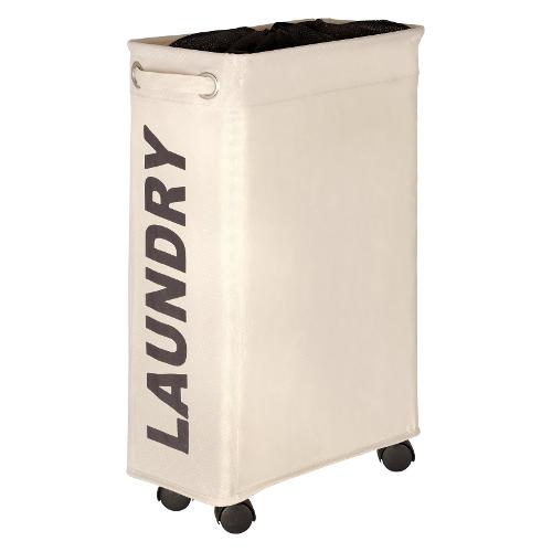 Wenko Porta biancheria Tessuto (43Lt) CORNO Beige 50113100