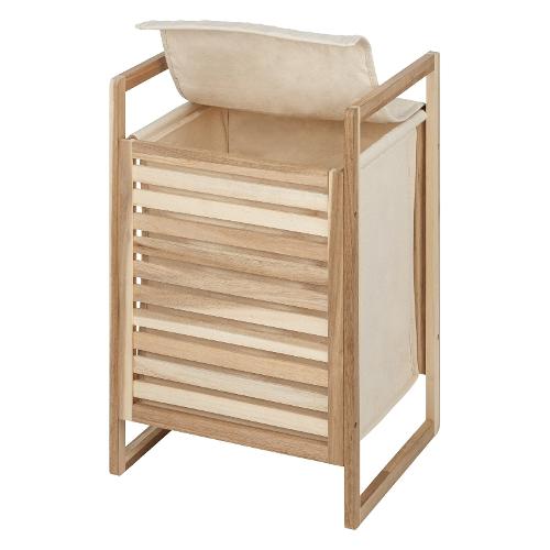 Wenko Porta biancheria Legno (40Lt) ACINA Natural 50745100