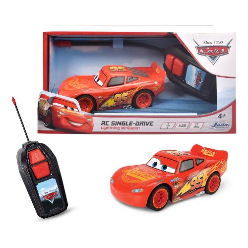 Jada Radiocomando Saetta Mcqueen 27 MHz scala 1:32 (14cm) DISNEY CARS Rosso 203081008ACT