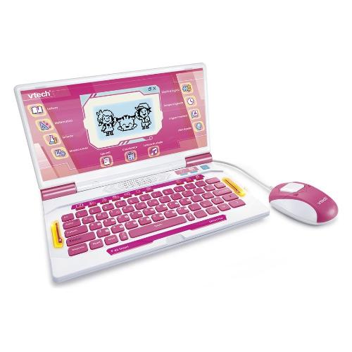 VTech Electronics Gioco educativo Computer Bit smart Genius plus 6-11a Rosa e Bianco 581269