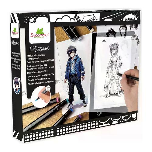 Sycomore Tavola luminosa Scuola di Personaggi Manga  SYCCREA074