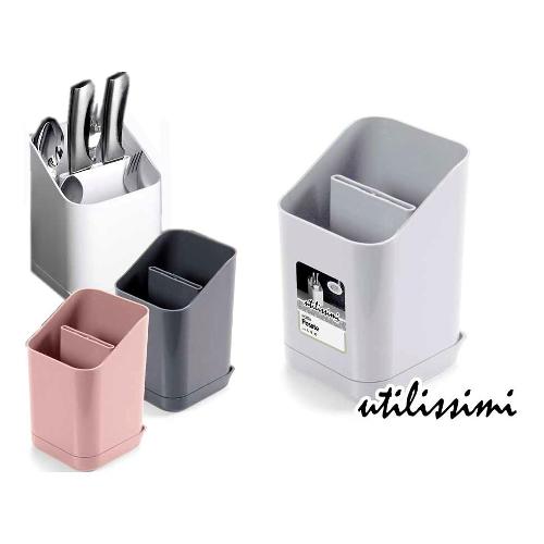 Gicos Porta posate 2 posti (11cm) UTILISSIMI Assortito 843952