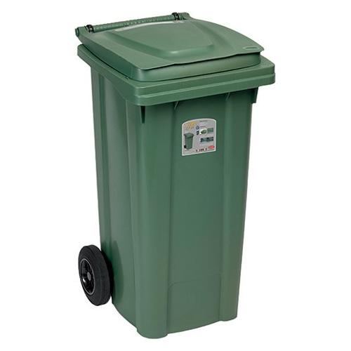 Stefanplast Bidone carellato (120Lt) URBAN ECO SYSTEM Verde 25700