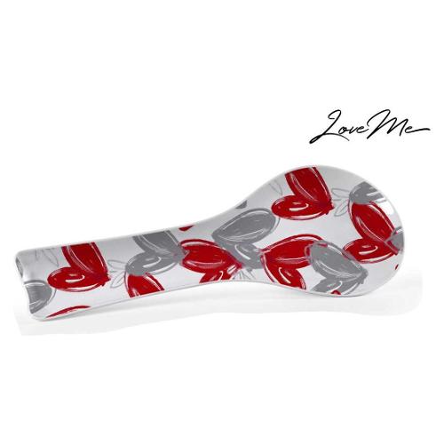 Gicos Poggiamestoli (28x11cm) Love Me UTILISSIMI Bianco e Rosso 905698