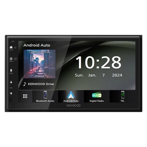 Kenwood Sistema audiocar AV Mechless Black DMX6523DABS 4 x 50w