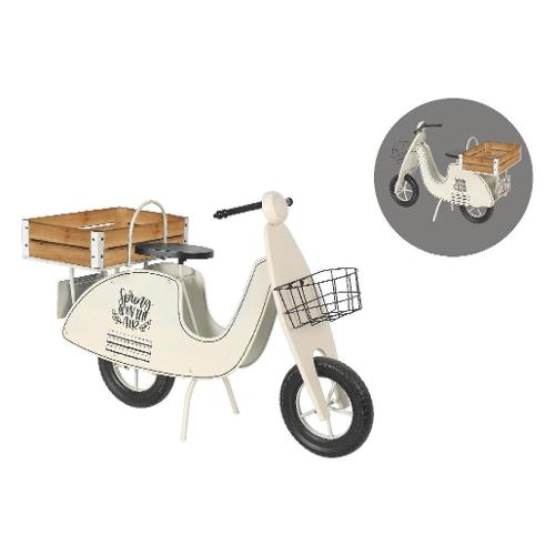 Mercury Porta piante Motoretta Spring (111x46x75 cm) Bianco 09838