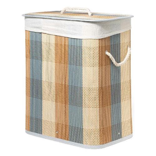 Mercury Porta biancheria Bamboo (40x30x50cm) Multicolore 04031