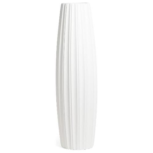 Mercury Vaso Ceramica (13x45cm) Bianco 03249