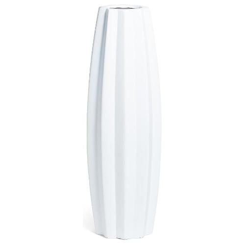Mercury Vaso Ceramica (13x45cm) Bianco 03096