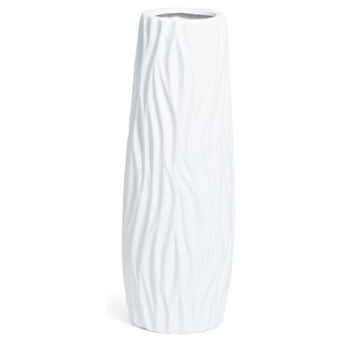 Mercury Vaso Ceramica (11x30cm) Bianco 03140