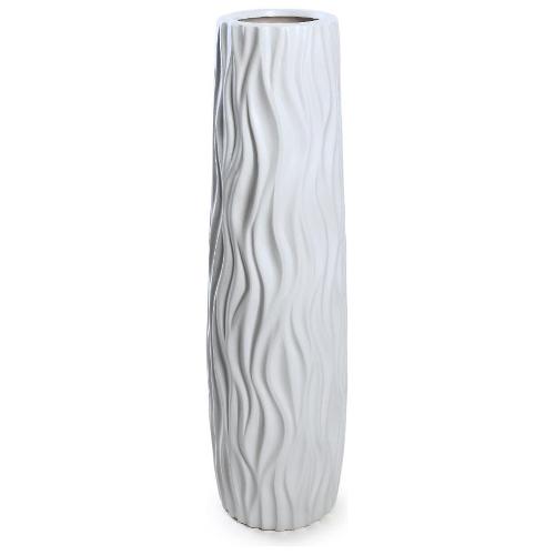 Mercury Vaso Ceramica (16x60cm) Bianco 03164