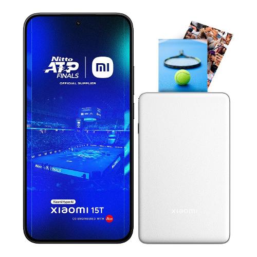 Xiaomi Smartphone 6,83" 15T Bundle Photo Printer 5G Black ( 256GB Ram 12GB 5500mAh ) MZB0L0ITW