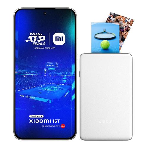 Xiaomi Smartphone 6,83" 15T Bundle Photo Printer 5G Gray ( 256GB Ram 12GB 5500mAh ) MZB0L0HTW