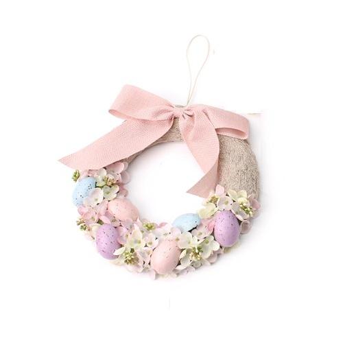 Creare Italia Decoro Corona pasquale impagliata appendibile (28 cm) 38732