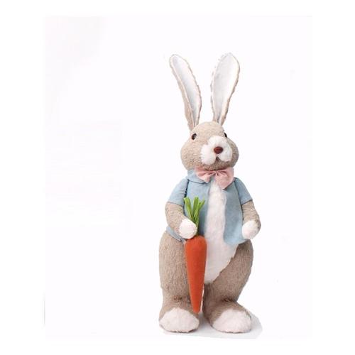 Creare Italia Decoro Coniglio impagliato con carota (14x33 cm) 38736