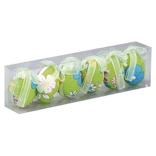Creare Italia Decoro 6 uova pasquali con motivo floreale Assortito (6 cm) 90913
