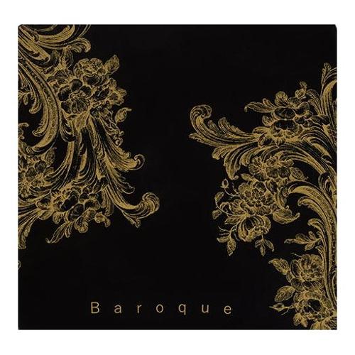 Ceramiche Viva Vassoio quadro Japan Ceramica (34x34cm) BAROQUE Nero e Oro T0200095