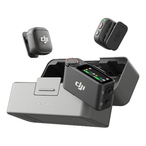 Dji Microfono Mic 3 (2 TX+1 RX+Charging Case) Black DJMC30