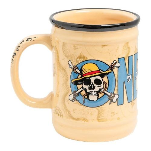 Paladone Tazza mug Ceramica (350ml) Logo 3D ONE PIECE Beige PP14651OPNF