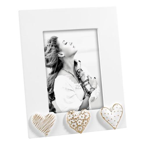 Mascagni Portafoto (per 1f 13x18 cm ) CUORI Bianco A2043Q