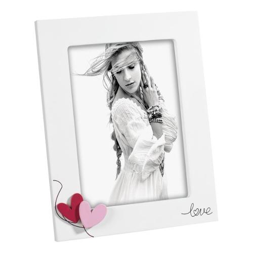 Mascagni Portafoto (per 1f 13x18 cm ) CUORI Bianco e Rosso A2047U