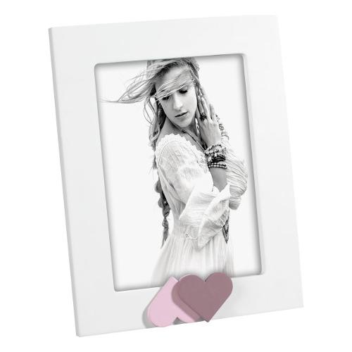 Mascagni Portafoto (per 1f 13x18 cm ) CUORI Bianco e Rosa A2046C
