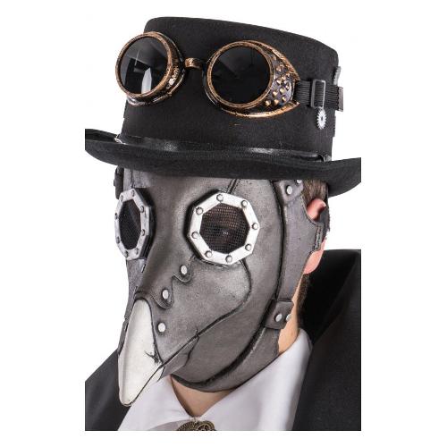 Carnival Toys Maschera Halloween taglia Unica Corvo Steampunk adulto 01484