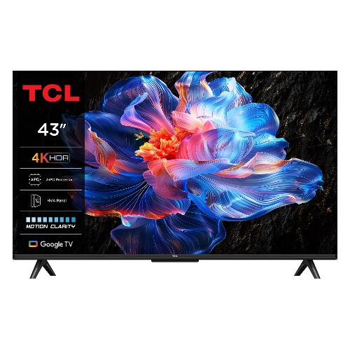 Tcl Tv 43" ( LED ) Google TV P SERIES Brushed metal front 43P69K