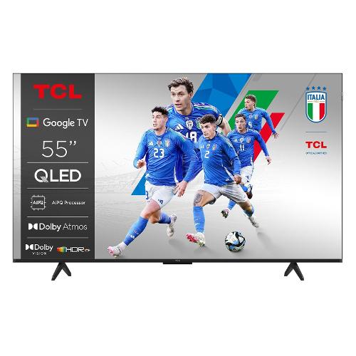 Tcl Tv 55" ( QLED ) Google TV P SERIES Brushed metal front 55P79K