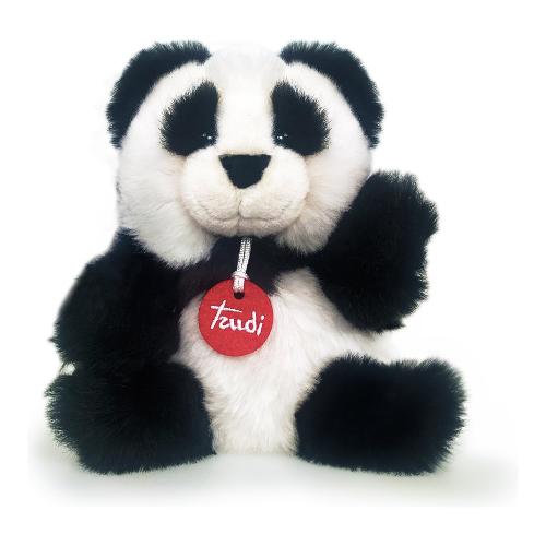 Trudi Peluche Panda (17x13x92cm) FLUFFY Bianco e Nero 69652