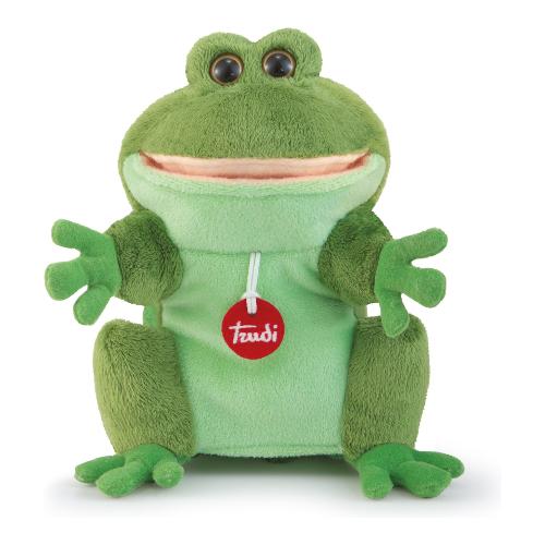 Trudi Peluche Marionetta Rana (19x15x23cm) PUPPETS Verde 29804
