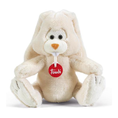 Trudi Peluche Coniglio Virgilio (20x20x15cm) CLASSIC Bianco 13700