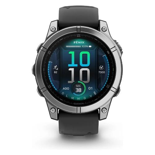 Garmin Smartwatch ( AMOLED ) FENIX E Stainless steel e Black 47 mm 010 03025 00