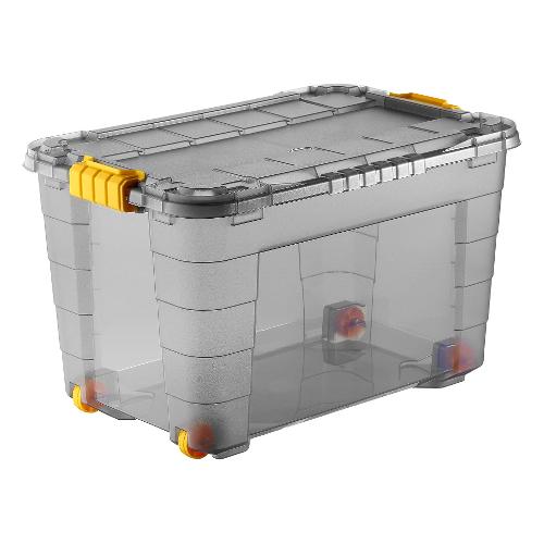Tontarelli Contenitore (60Lt) con ruote 4UP Trasparente fumè 8034937AEUM05