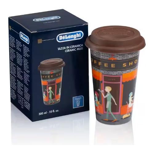 De Longhi Tazza termica DLSC066 Coffe Shop ceramica (300ml) Multicolore 5513284501