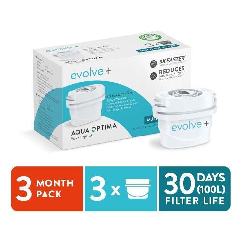 Aqua Optima Filtri caraffa EVOLVE+ White (3pz) EPS322
