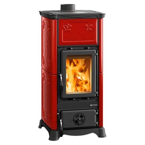 Nordica Stufa legna 6,5kW EMILIANA 16 Bordeaux 5 stelle 3000520